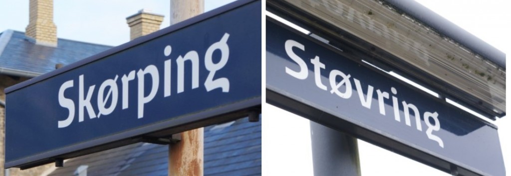 Togskilte. Støvring.Skørping 2