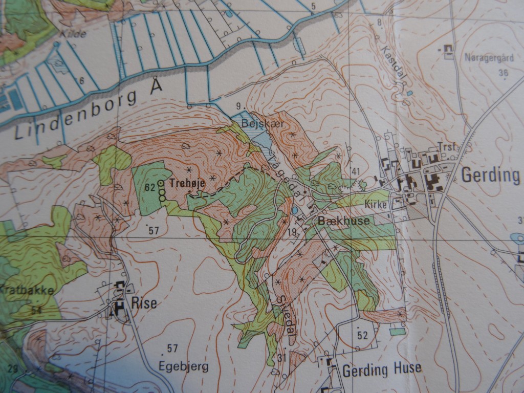 Bedste sted. Gerding kort